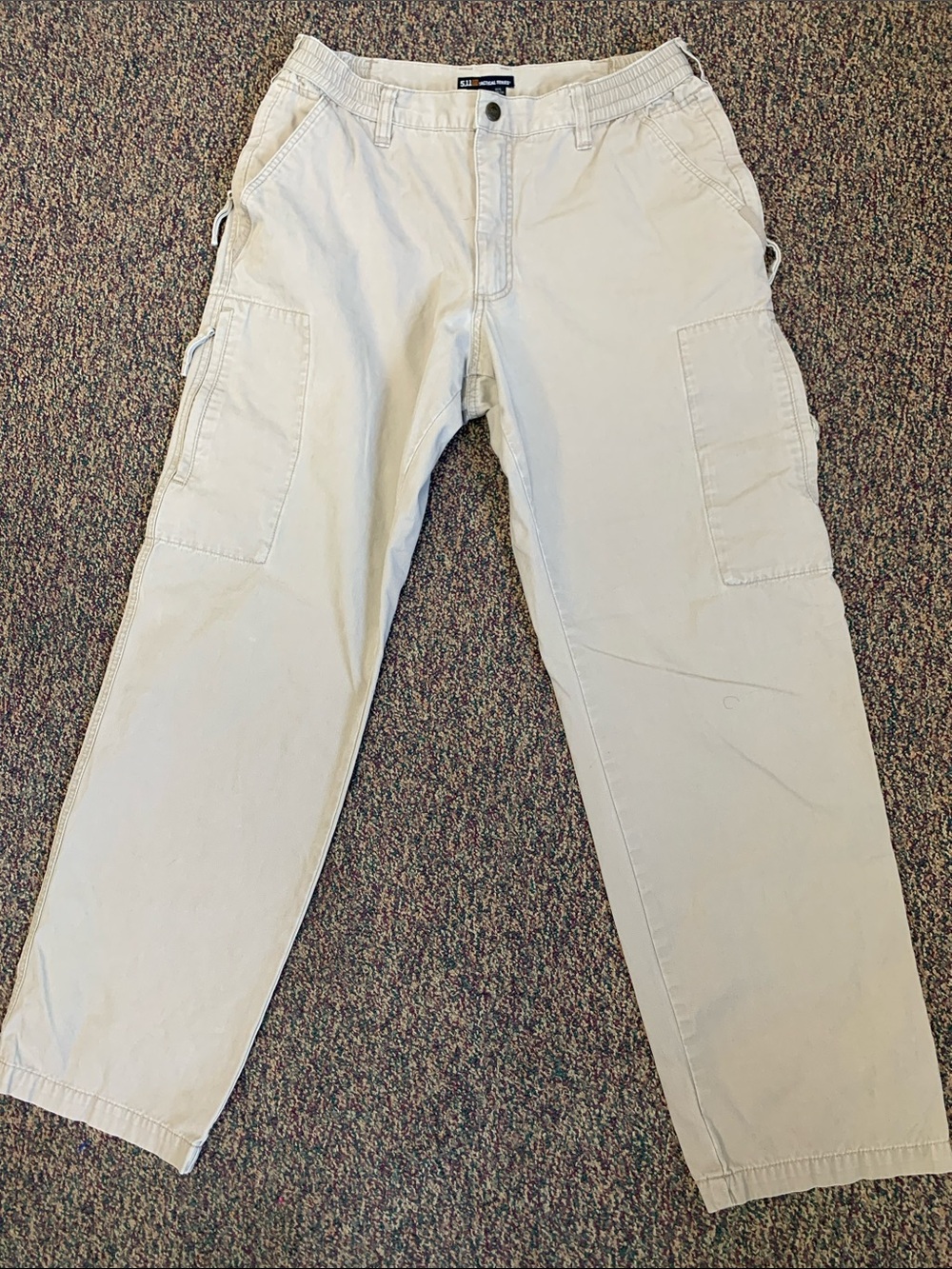 5.11 Tactical Series Men’s 34x34 Lot of 2 Canvas Cargo Pants Zipper Pockets